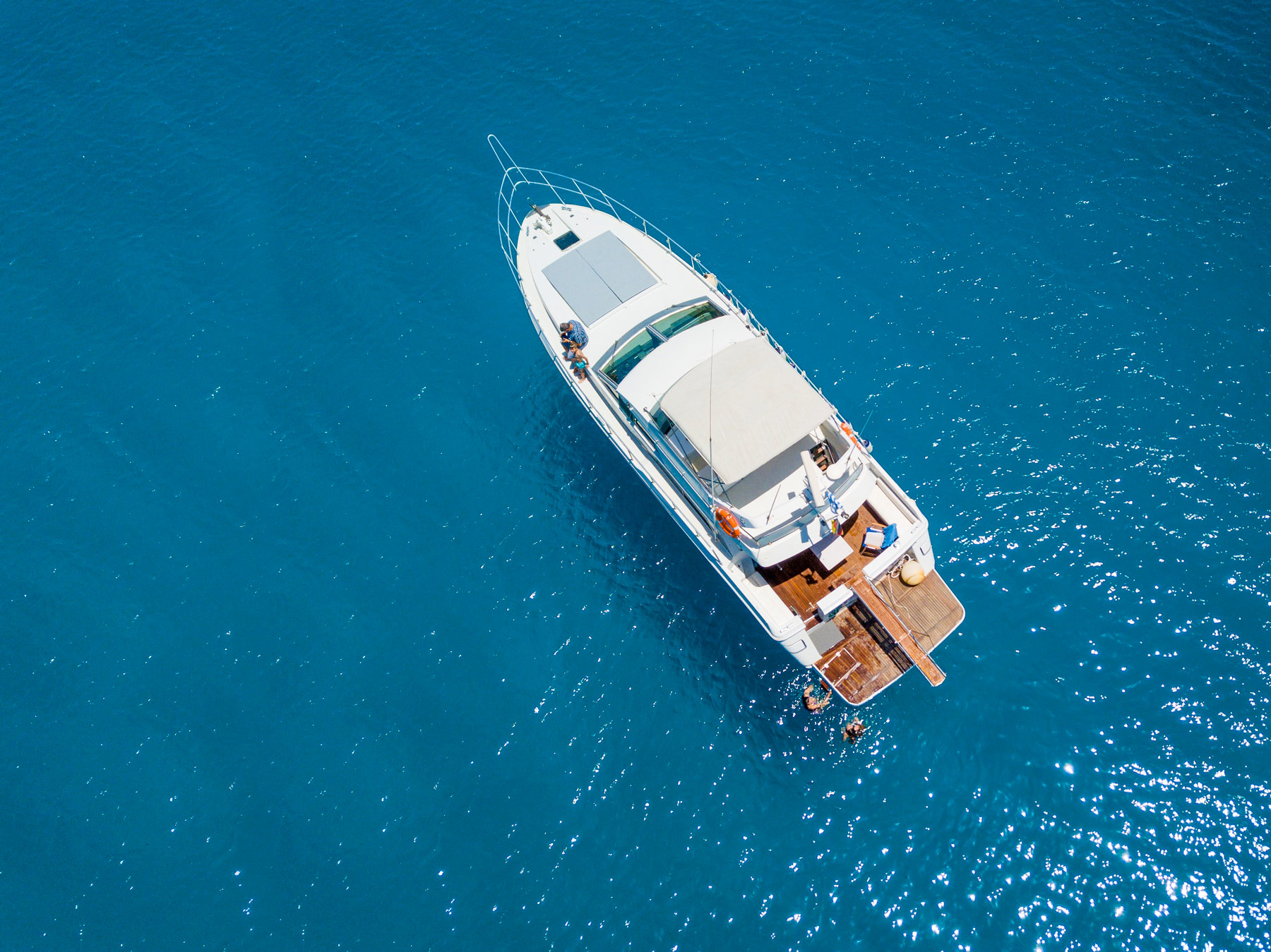 the yacht