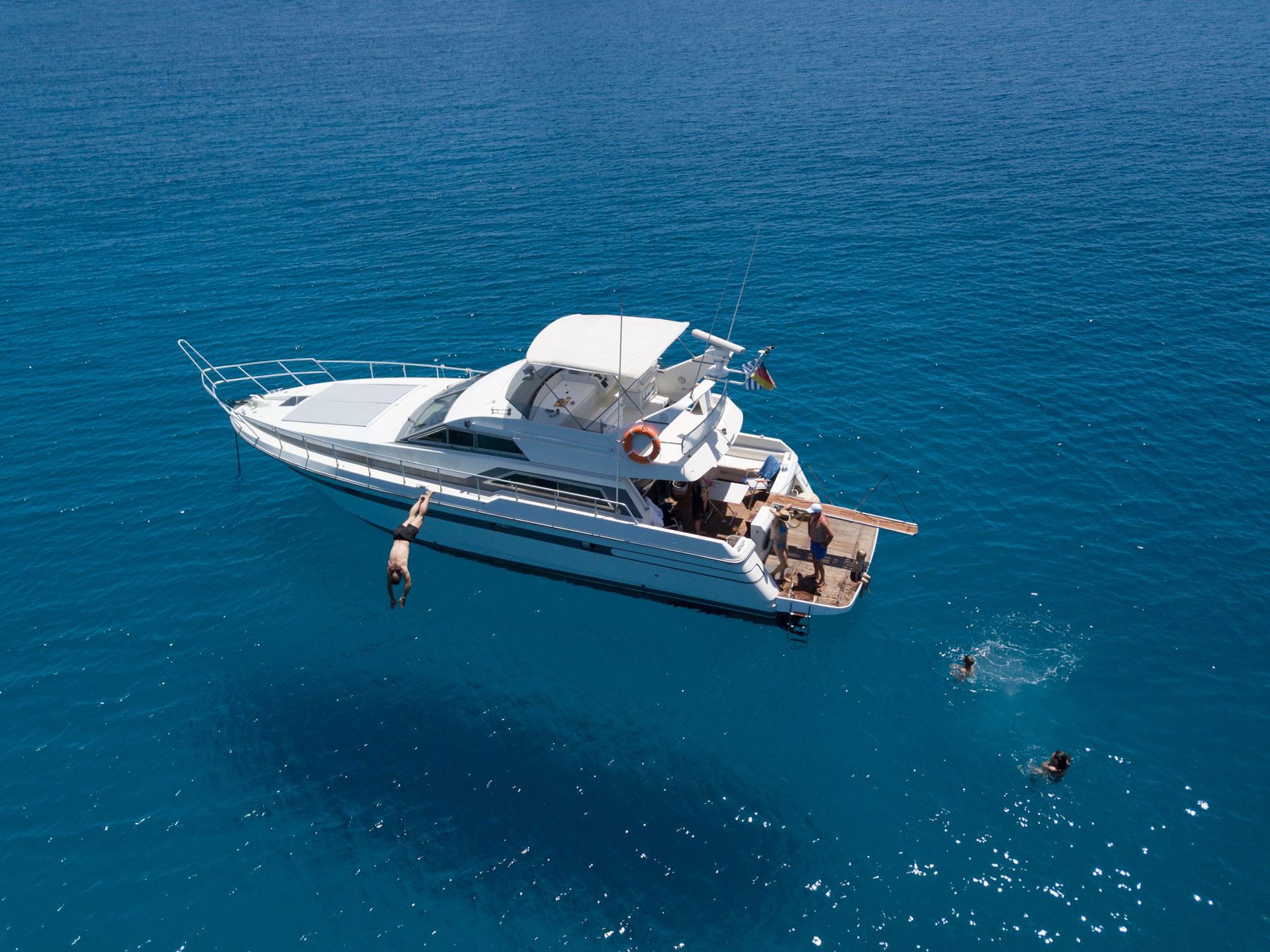 the yacht